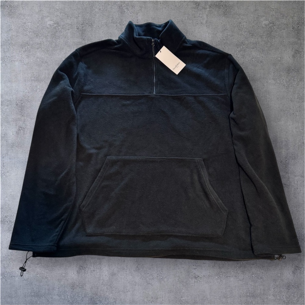 Goodfellow Men’s Black Quarter-Zip Pullover Size XXL